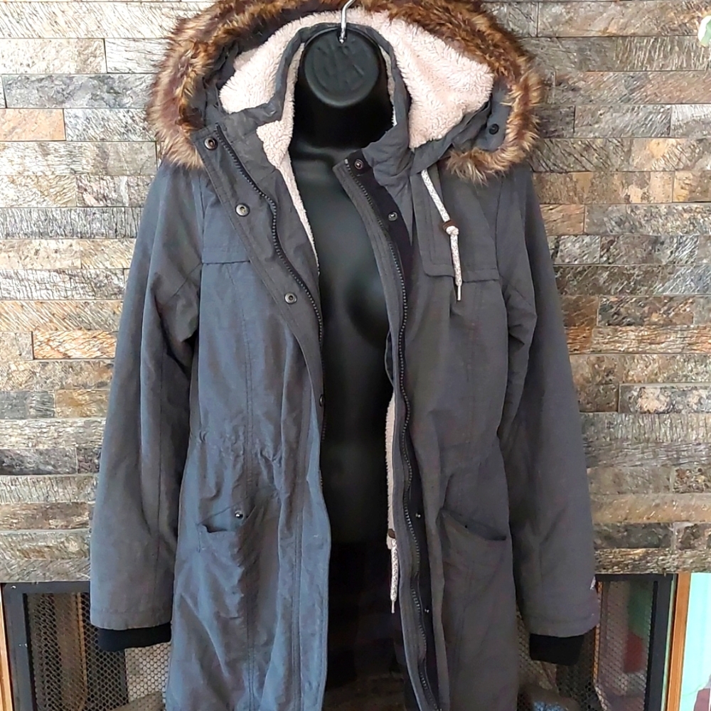 Eddie Bauer size Small, Gray, Winter Coat